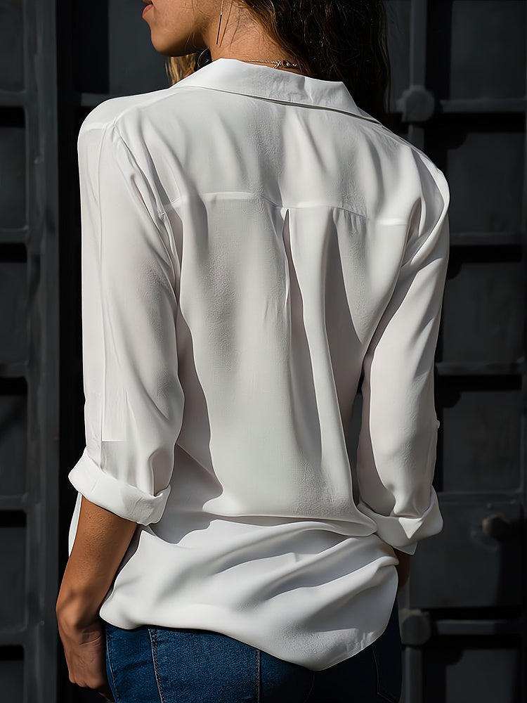 Pavla™ | Blouse met lange mouwen