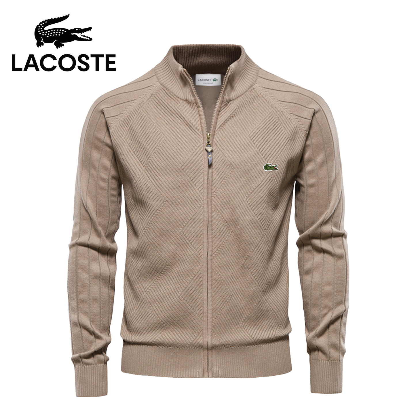 LC™ Men's Textured Zip-Up Sweater