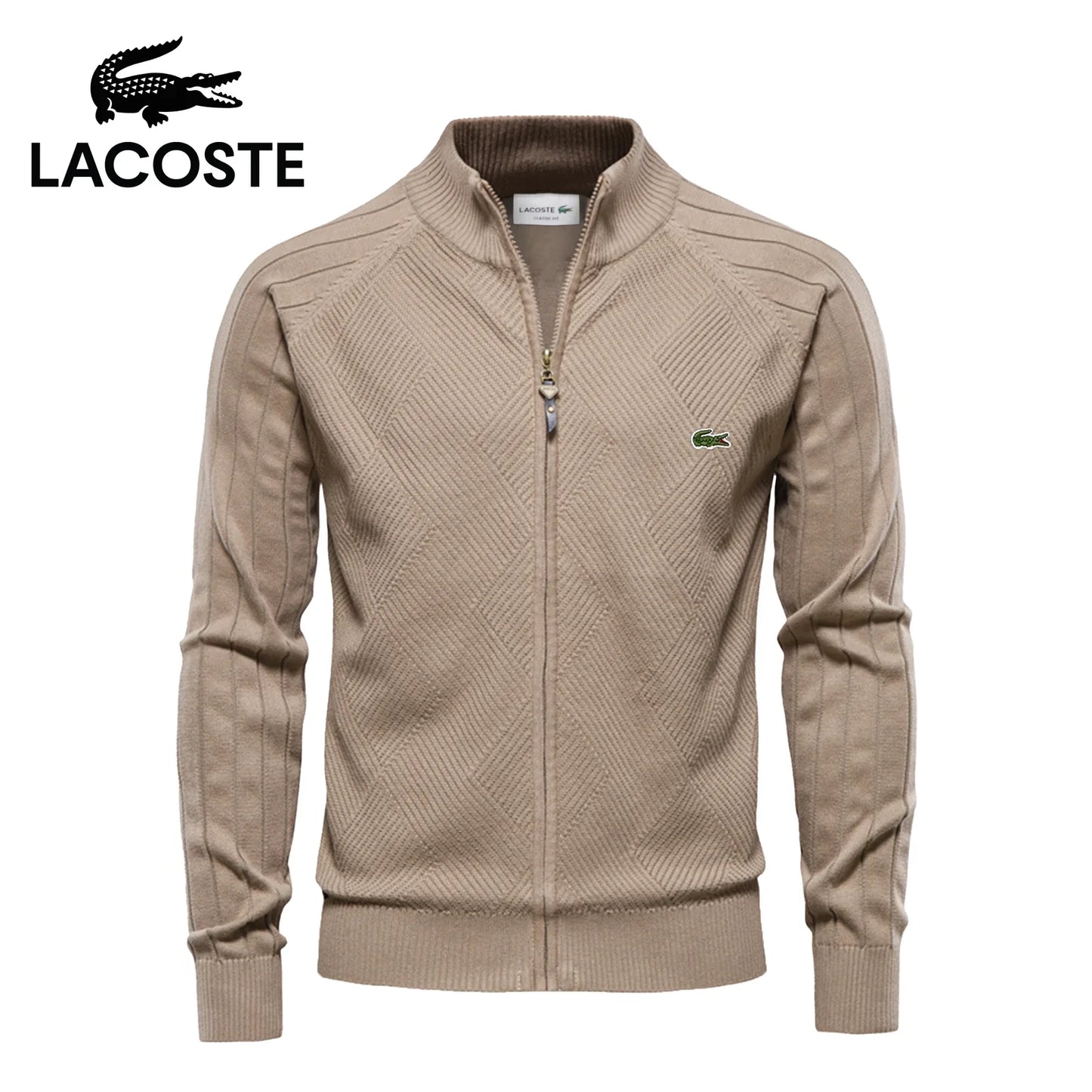 LC™ Textured Full-Zip Knit Sweater