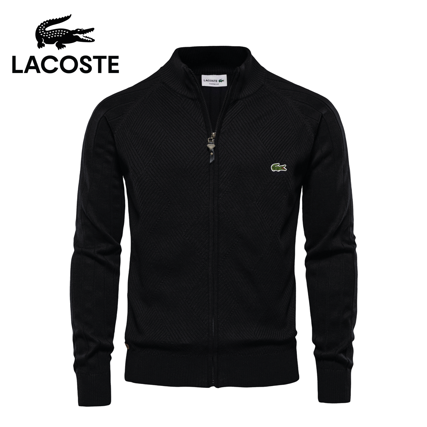 LC™ Men's Textured Zip-Up Sweater