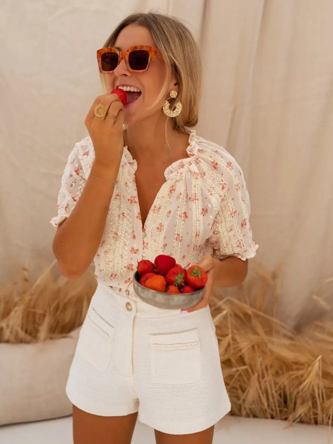 Elina™ | Bloemenblouse met romantische zomerse flair