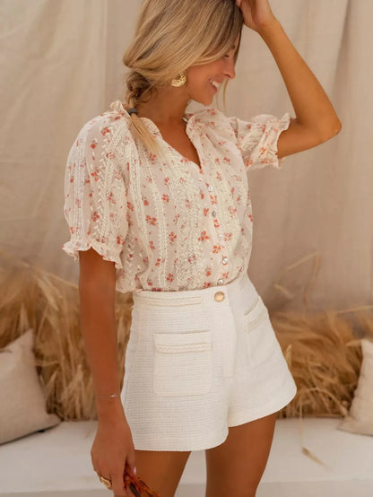 Elina™ | Bloemenblouse met romantische zomerse flair