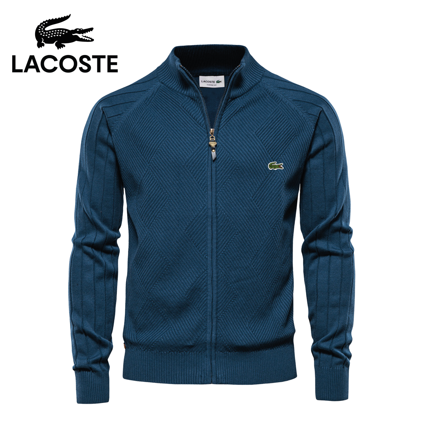 LC™ Men's Textured Zip-Up Sweater