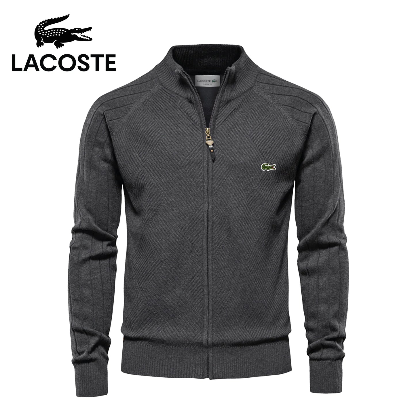 LC™ Textured Full-Zip Knit Sweater