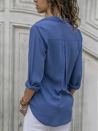 Pavla™ | Blouse met lange mouwen