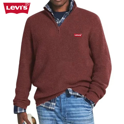 Levi's™ Men’s  Ribbed Knit Zip-Up Sweater