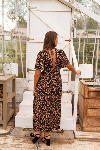Stella™ | Maxi-jurk met leopardprint en zomerse flair