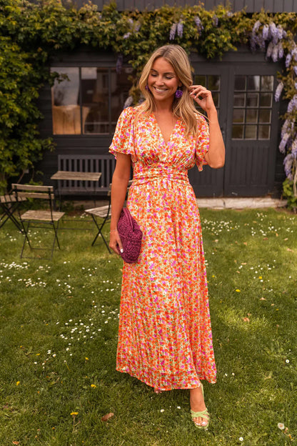 Marlene™ | Zomerse bloemenjurk