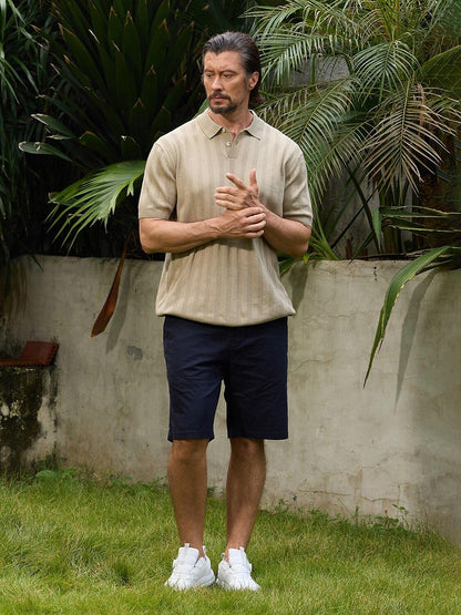 Cotton Half-Zip Jumper